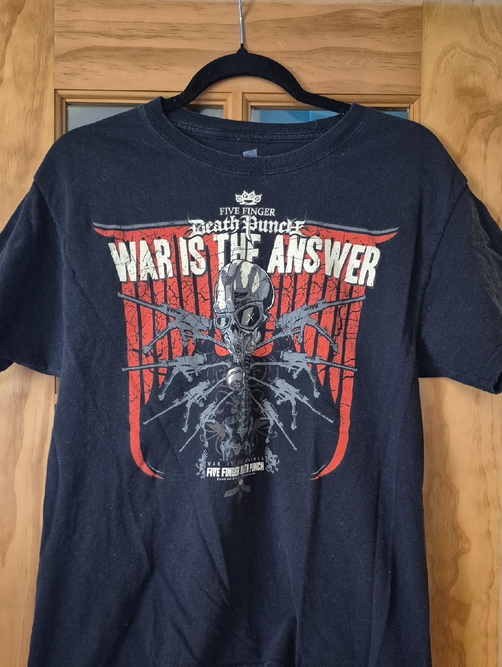 Five Finger Deathpunch 'War Is The Answer' Black Graphic Tee